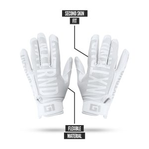 G1® Youth Football Gloves White