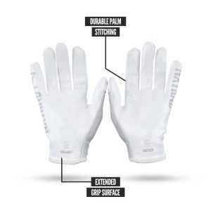 G1® Youth Football Gloves White