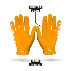 G1® Youth Football Gloves Yellow