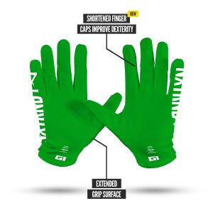 G1® Pro Football Gloves Green