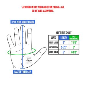 G1® Youth Football Gloves Dark Green