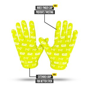 G2® Pro Football Gloves Neon Yellow
