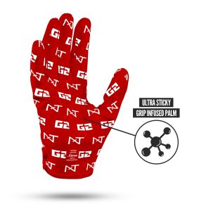 G2® Pro Football Gloves Red