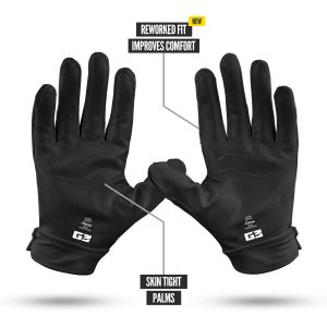 G3® Pro Padded Football Gloves Black