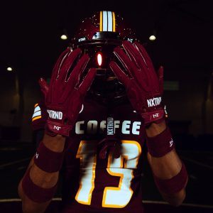 G3® Pro Padded Football Gloves Maroon