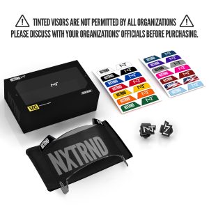 VZR3® Football Visor Clear Black