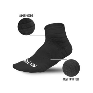 Quarter Socks Black (3-Pairs)