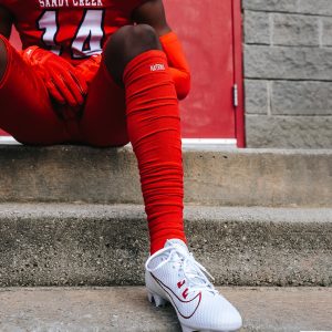 XTD® Scrunch Football Socks Red