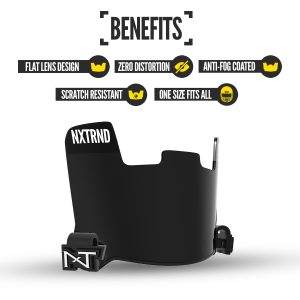 VZR1® Football Visor Black